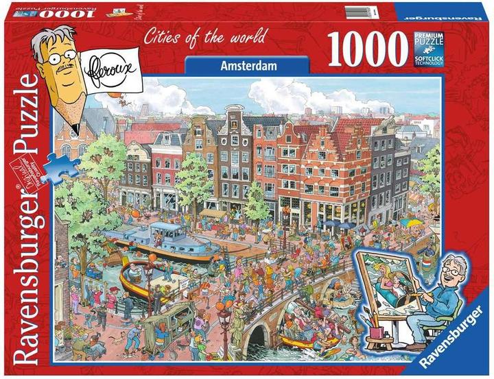 Produktbild Ravensburger Puzzle 12000296 - Amsterdam - 1000 Teile Puzzle für Erwachsene und Kinder ab 14 (1000 Teile)