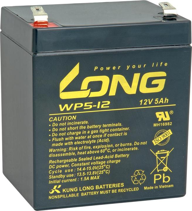 Produktbild Avacom LONG 5AH LEAD-ACID BATTERY F2 (WP5-12B F2)