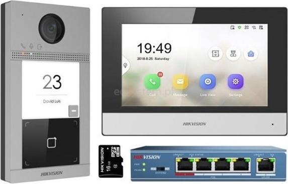 Actual product image Hikvision DS-KIS604-S(B) (Cable, Wi-Fi)