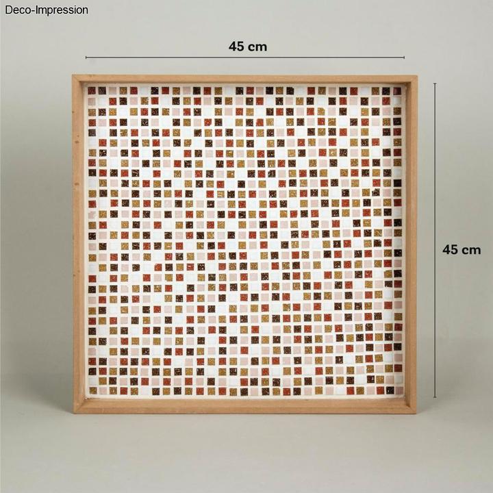 Image du produit Rayher Tuile de mosaïque environ 1300 pcs 1x1cm, orange brun