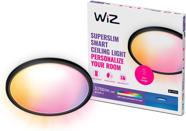 Produktbild WiZ Tunable White & Color SuperSlim (400 lm)