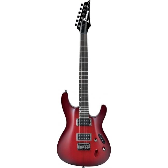 Ibanez Gitaar S521-BBS Blackberry Sunburst (Chitarra Elettrica, Mogano), Chitarra, Nero