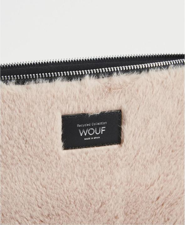 Actual product image Wouf Faux fur laptop sleeve 34 cm (15")