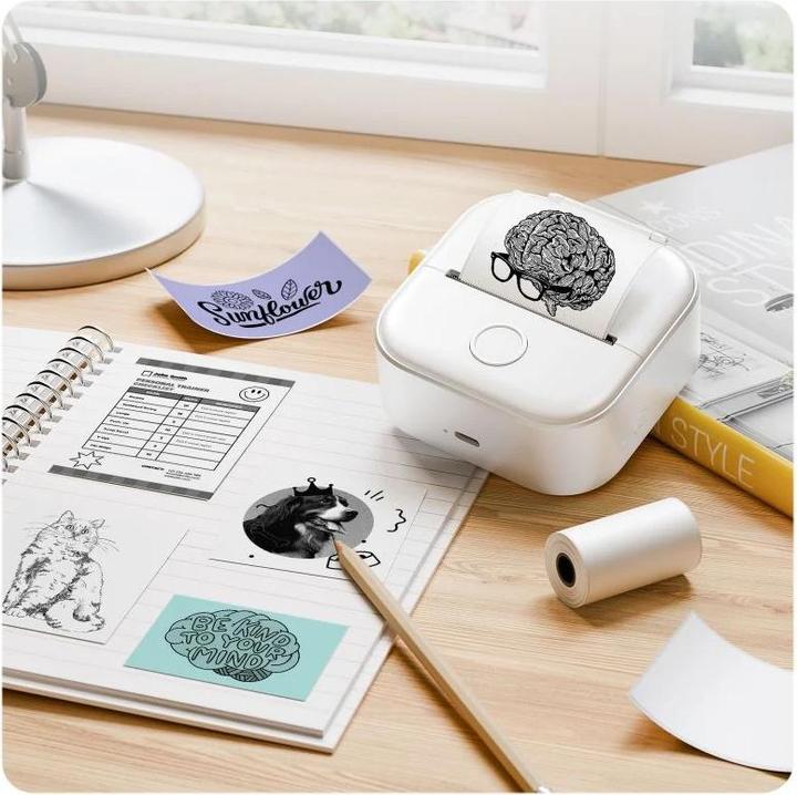 Image du produit Phomemo T02 Imprimante thermique Bluetooth standard Rose (Bluetooth)