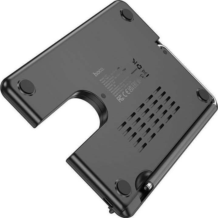 Produktbild Hoco - Charging Station Geek (CQ1) - for Phone, Headset and Apple Watch, Type-C Input, 15W - Black (15 W)