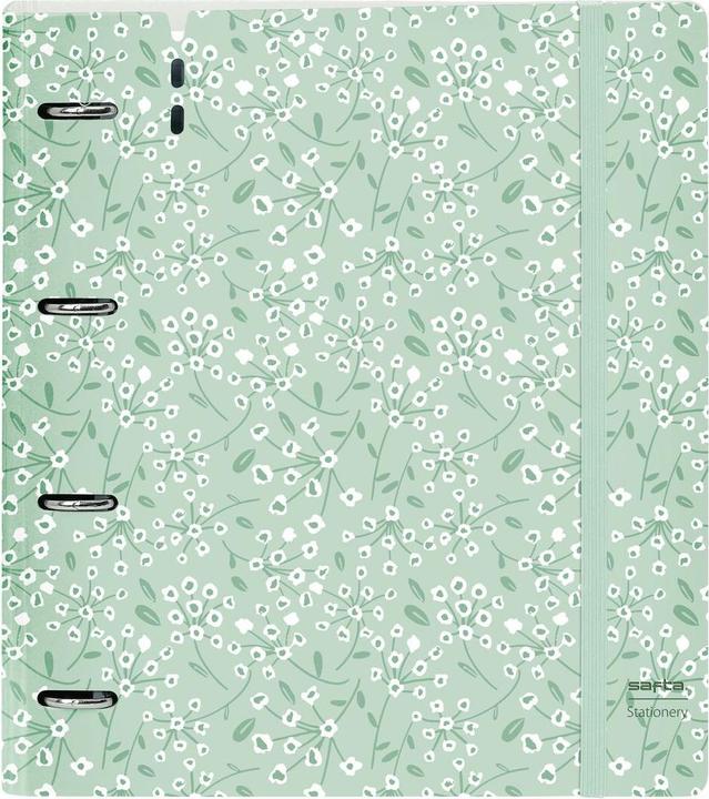 Produktbild Safta Ringbuch Light green flowers (35 mm, 1 Stk.)