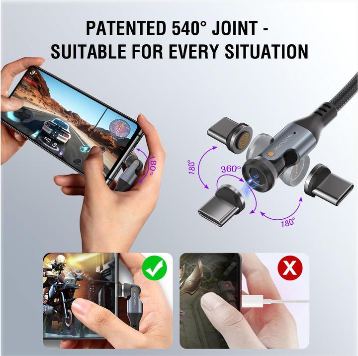 Actual product image 4smarts USB C – USB C (1.80 m, USB 2.0, 240 W)