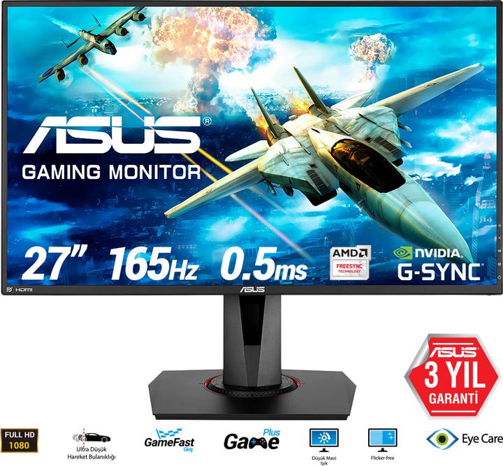 ASUS VG278QR (1920 x 1080 pixels, 27")