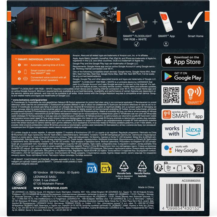 Produktbild Osram SMART+ MULTICOLOR 10W RGB + W (800 lm, IP65)