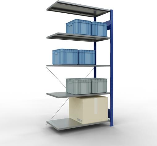 Actual product image Schulte Lagertechnik MULTIplus85 boltless bay system with cross brace