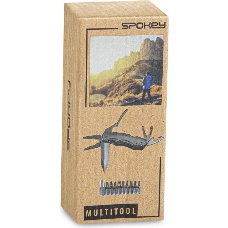 Spokey Schwarz Multi-Tool, Sx-One Bk - Multitool (8 Funktionen)