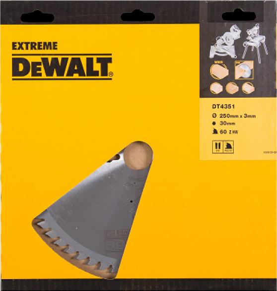 Immagine prodotto DeWalt Lama per sega circolare stazionaria EXTREME ® DT4351hnitte e