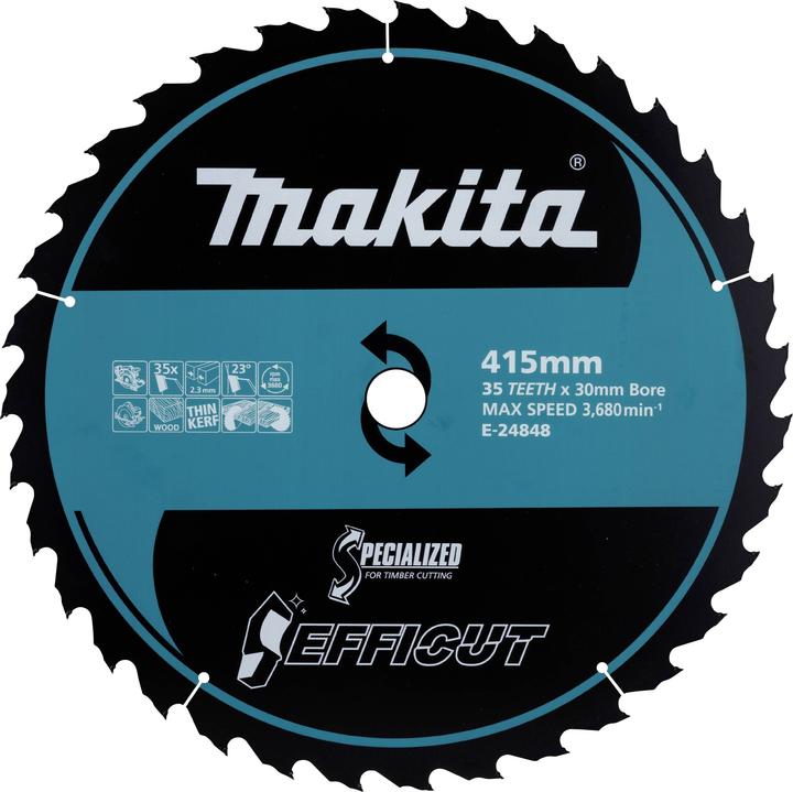 Makita Zubehör E-24848 Kreissägeblatt Holz Efficut 415x30x2,3 35T 23g