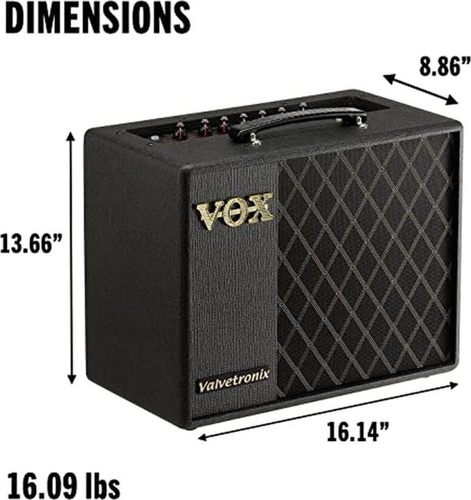Actual product image Vox Electric Guitar Combo, Valvetronix, 1x8", 20W, Amp/FX Modeling (Guitar, 20 W)