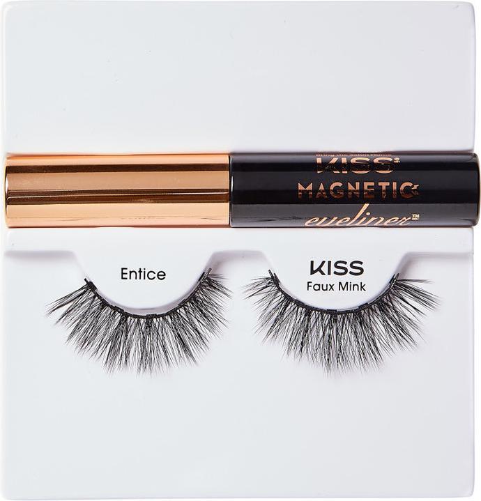 Actual product image KISS Magnetic Eyeliner & Lash Kit - Entice (Artificial eyelashes)