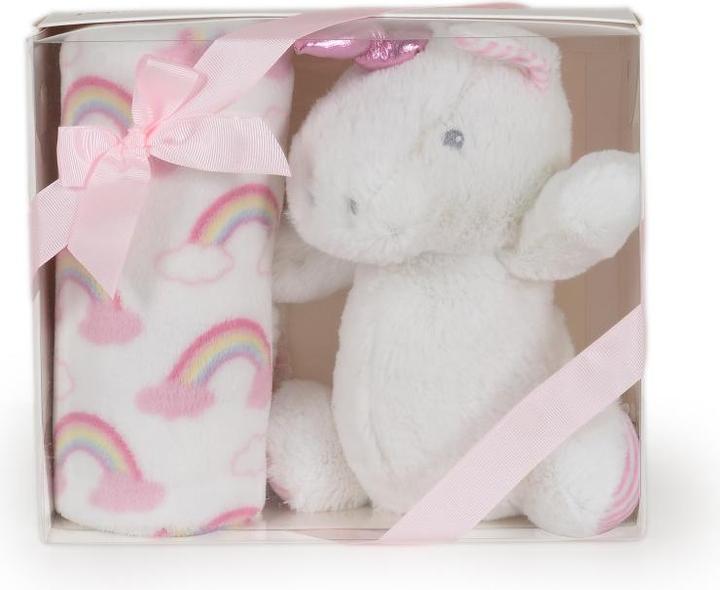 Actual product image Cangaroo Baby Blanket 90 x 75 cm Plush Animal (90 x 75 cm)