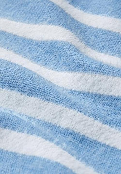 Actual product image Cecil Striped Boat Neck Three-Quarter Sleeve Shirt with Elastic Hem (XL)