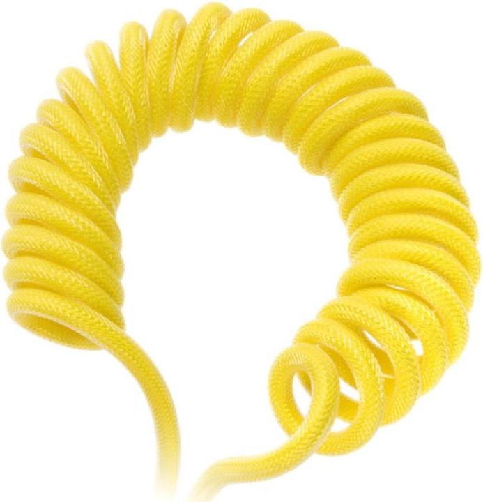 Produktbild Ducky Premicord Cotton Candy Spiralkabel, USB Typ C auf Typ A (1.80 m, USB 2.0)