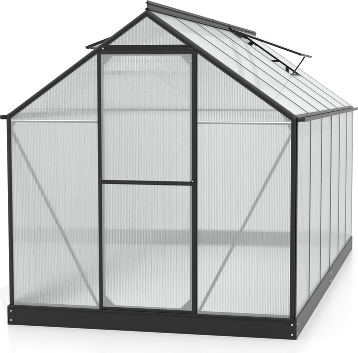 Actual product image Vitavia Triton 7500 greenhouse Twin-wall sheets 6 mm 198 x 379 cm black