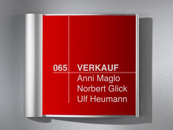 Produktbild Moedel SYDNEY™ Türschild, HxB 148 x 167 mm, Beschriftungsfläche, HxB 148 x 134 mm