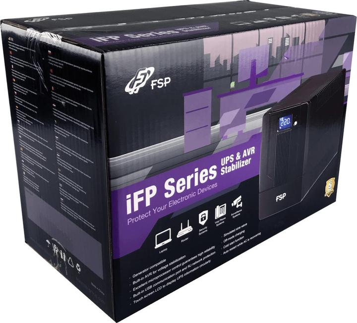 Produktbild Fortron FSP iFP 600 (360 VA, 360 W, Line-Interaktiv USV)