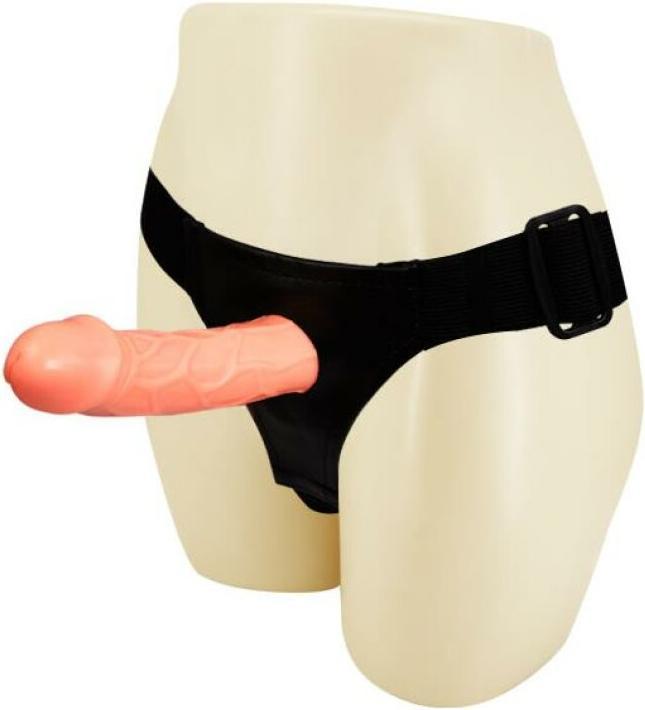 Produktbild Bijoux Indiscrets Strap-On mit hohlem Dildo 16 cm
