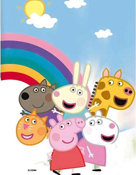 Actual product image Herding Baby Best Babybettwäsche & Bettsets Wende-Bettwäsche 135 x 200 cm - Peppa Pi