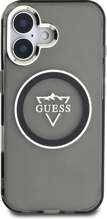 Produktbild Guess Hardcase MagSafe IML Metal Mountain Logo Case for iPhone 16 6,1" Black (Apple iPhone 16)