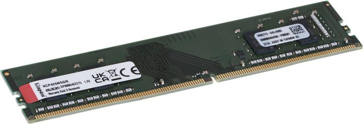 Image du produit Kingston Mémoire, DDR4 Single Rank, DIMM, Module (1 x 8GB, 2666 MHz, RAM DDR4, DIMM)