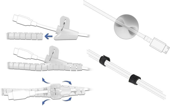 Produktbild Delock Kabelmanagement Set (Kabelschlauch, 150 cm)
