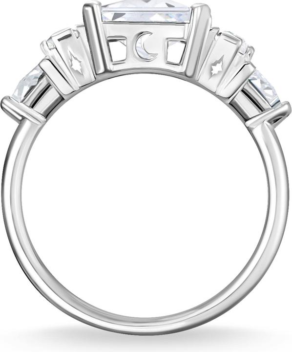 Produktbild Thomas Sabo Ring Weisse Steine (48, 925 Silber)