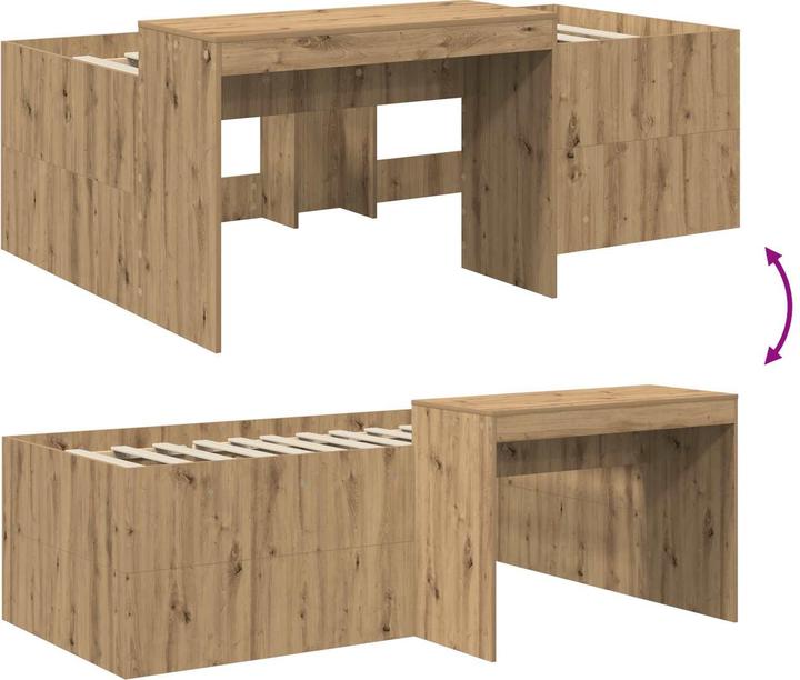 Produktbild vidaXL Bettrahmen (80 x 200 cm)