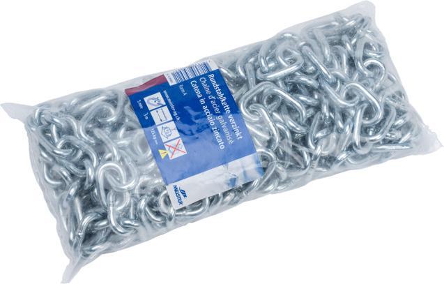 Produktbild Meister Rundstahlkette Form A verzinkt (5 m)
