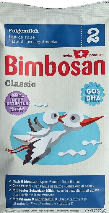 Actual product image Bimbosan Classic 2 (400 g, from 6 m.)