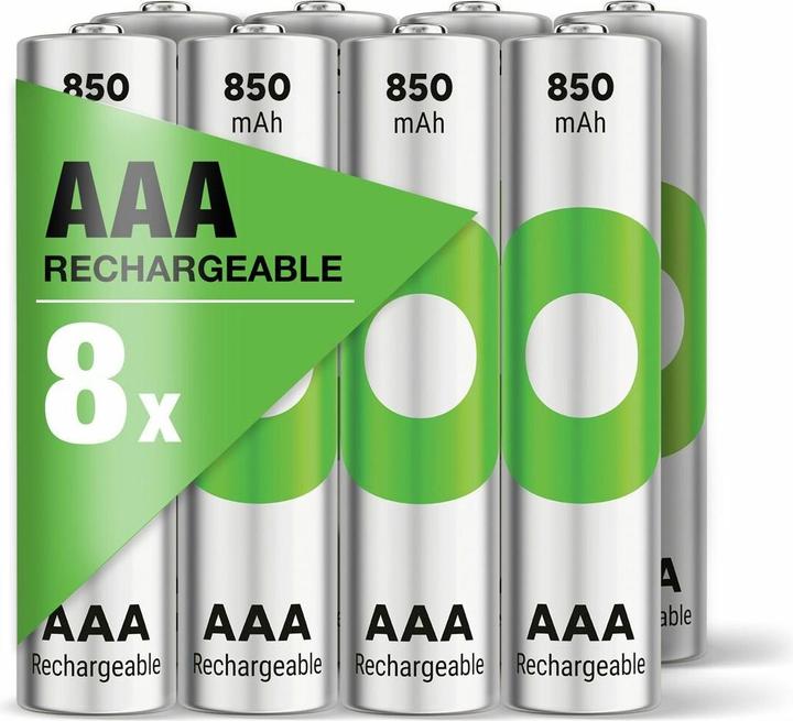 GP Batteries ReCyko (8 pz., AAA, 850 mAh)