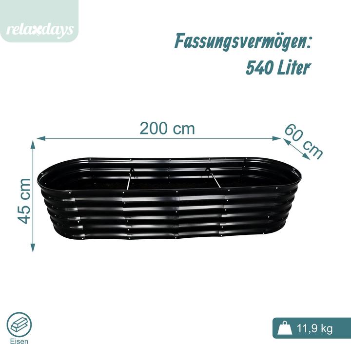 Produktbild Relaxdays Hochbeet