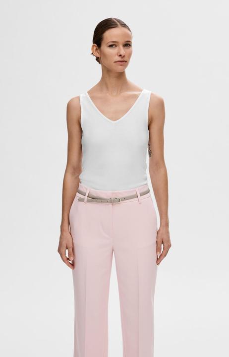 Actual product image Selected Ribbed knit tank top (L)