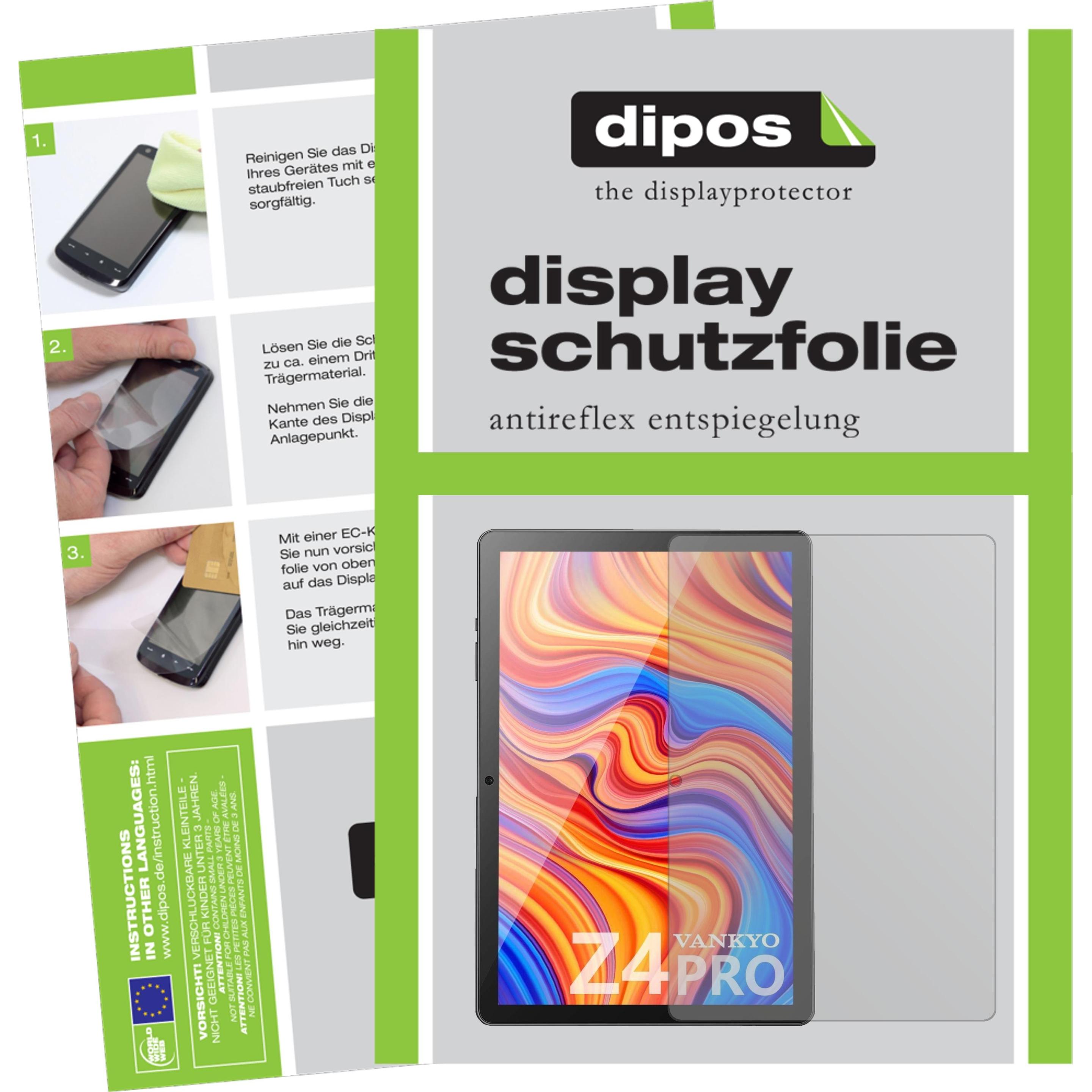 Dipos Displayschutzfolie Antireflex (2 Stück, MatrixPad Z4 Pro), Tablet Schutzfolie