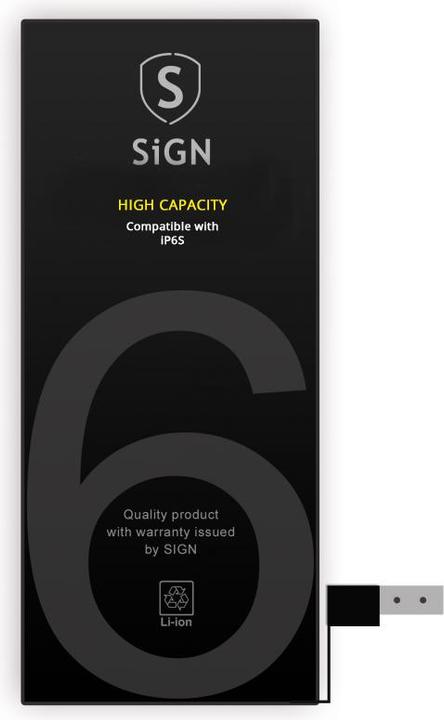 SIGN iPhone 6s High Capacity Battery - 2200mAh