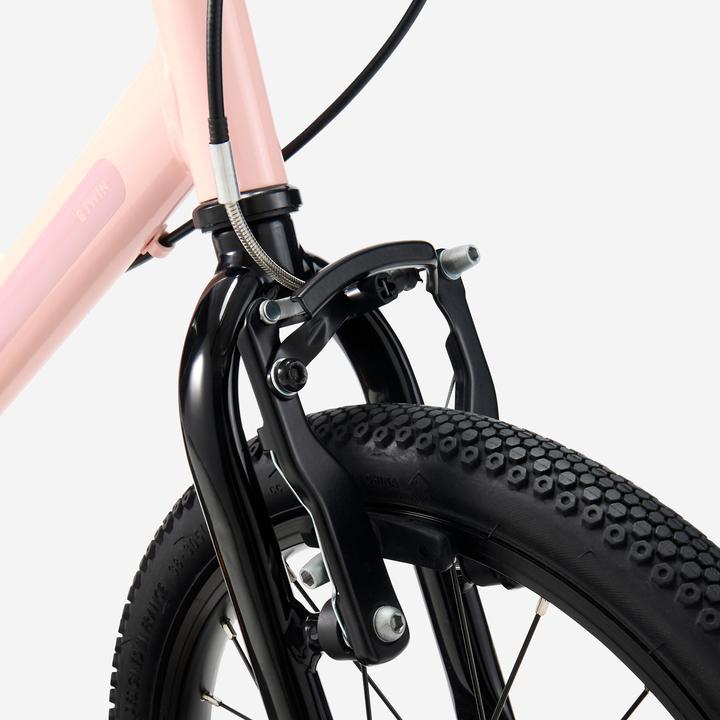 Image du produit Btwin Vélo enfant 16 pouces 4-6 ans, DISCOVER 500 rose (16")