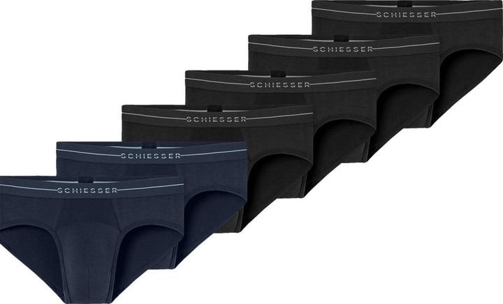 Produktbild Schiesser 6er Pack Cotton Flex Rio Slip / Unterhose (M, 6er Pack)