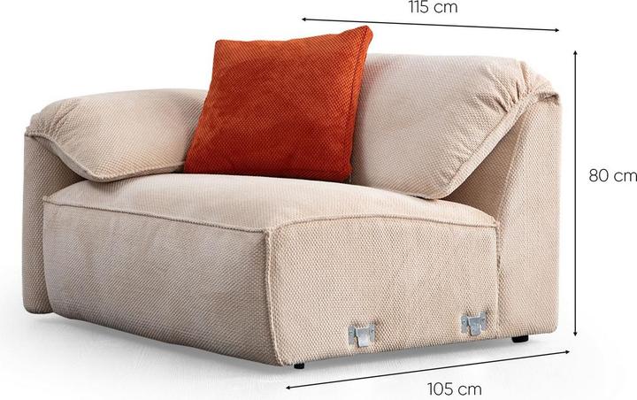 Produktbild Atelier del Sofa Flamingo (Ecksofa)