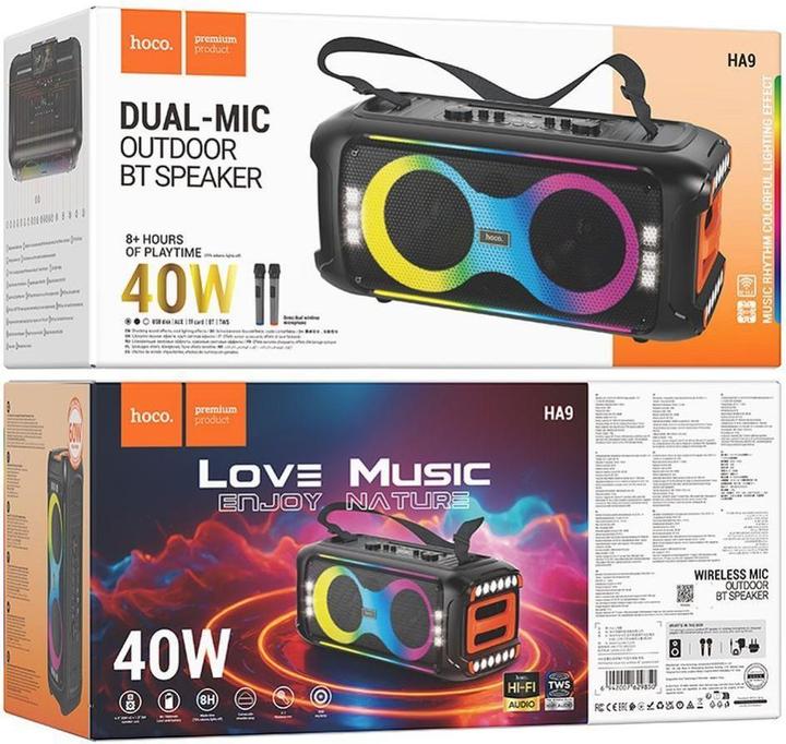 Produktbild Hoco Bluetooth-Lautsprecher Bluetooth-Lautsprechersystem 60W 8h HA9 schwarz