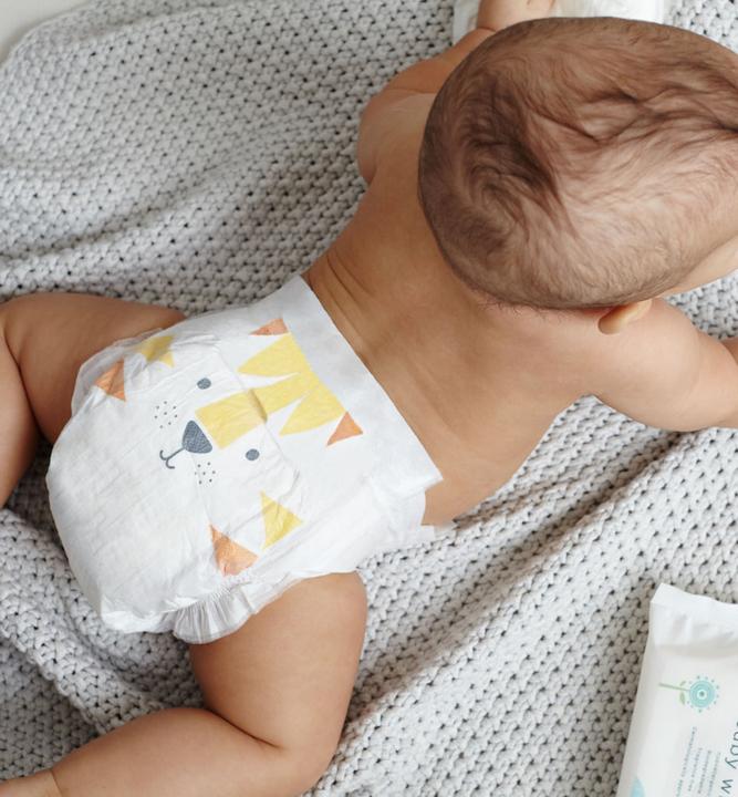 Actual product image Kit & Kin Nappies (Size 1, Pack, 40 Piece)