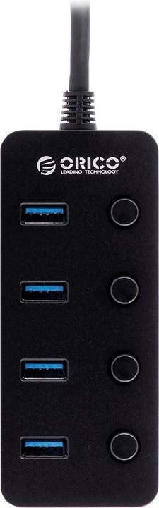 Immagine prodotto Orico HUB USB-A 4X USB-A pasywny Z WYŁĄCZNIKAMI (USB-C, 4 porte)