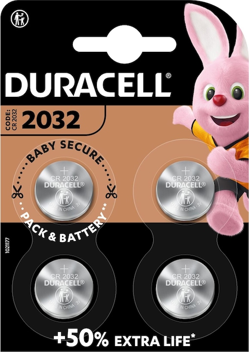 Duracell CR2032 (4 Stk., CR2032, 225 mAh)