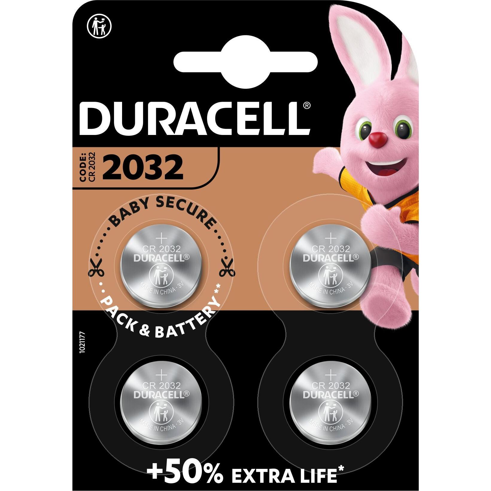 Duracell CR2032 (4 Stk., CR2032, 225 mAh), Batterien + Akkus