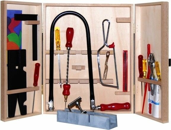 Actual product image Pebaro Fretsaw and tool cabinet