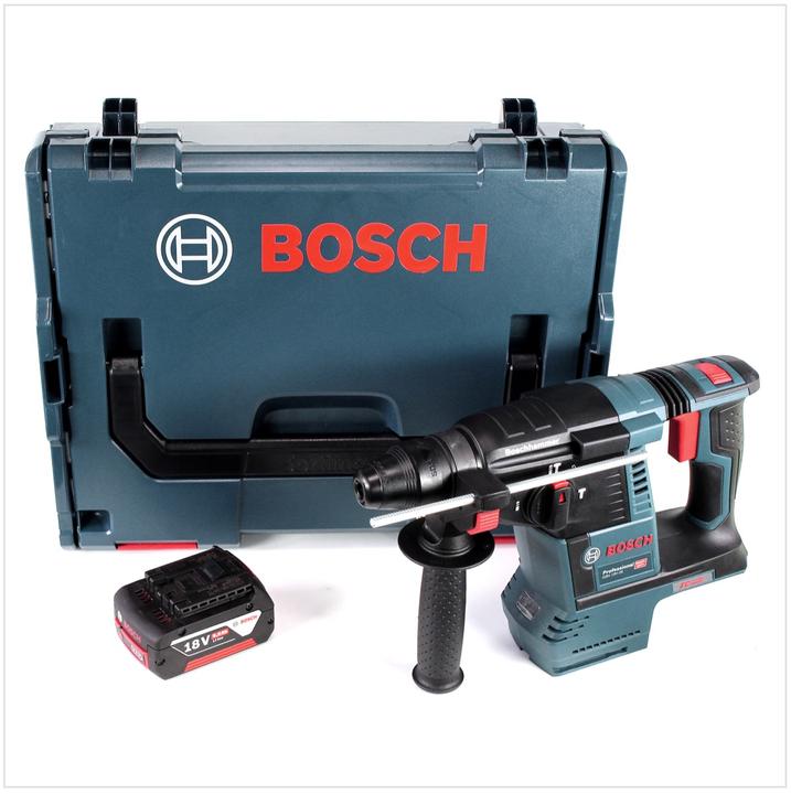 Actual product image Bosch Professional Bosch GBH 18 V-26 Professional SDS-plus Cordless Rotary Hammer + 1x Battery GBA 5 Ah + Carry Case L-