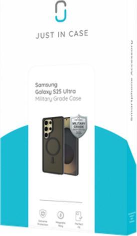 Actual product image Just in Case Military Grade Kunststoff Back Cover Schwarz Magnetisch Samsung Galaxy S25 Ultra (Samsung Galaxy S25 Ultra)